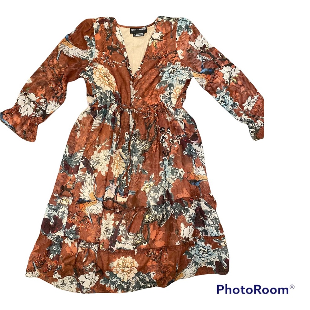 Anthropologie Hemant and Nandita MIDI Dress
